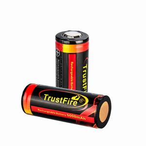 Trustfire-Batería de iones de litio para teléfono móvil, batería de pared eléctrica de 26650 V, 3,7 mAh, 5000 Original - Product Image 1