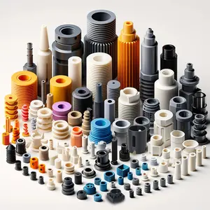Mesin CNC presisi tinggi kustom dari berbagai suku cadang plastik toleransi ketat berbagai bentuk layanan mesin