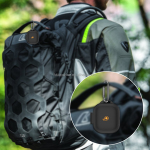 حافظة واقية من السيليكون لبيتس برو 2 مع غطاء جلد Carabiner <span class=keywords><strong>Powerbeats</strong></span>