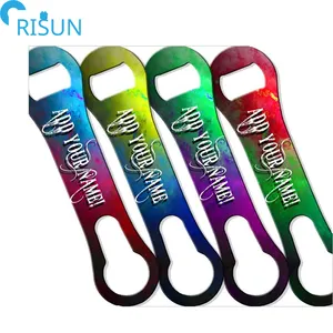 Wholesale Factory Printable White Sublimation Beer Wine Bottle Opener Customized Logo Opener Bar Blank Flat Dog Bottle Opener