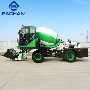 EACHAN Bestseller 4-Rad-Antrieb Betonmischer-LKW 3,5m3 Selbstladender Mischer-Pumpenwagen Bau-Beton-Zementmischer - Product Image 1