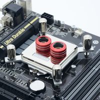 Bloc de refroidissement liquide pour processeur, bloc liquide entièrement en cuivre, bloc de refroidissement pour processeur, compatible avec 115X. INTEL-JB3T