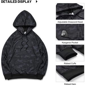 Sudadera con Capucha para Hombre, con Bolsillo, Corte Regular, Forro Polar, Manga Larga, con Cordón Ajustable - Product Image 4