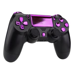 Chroming Purple Full Set Buttons pour <span class=keywords><strong>PS4</strong></span> Pro Slim Controller D-pad R1L1 R2L2 Déclencheurs Touchpad Action Home Share Options Boutons - Product Image 4