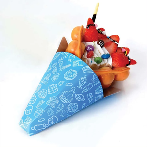 Biodegradabile da asporto da asporto vai alla scatola di imballaggio per affettatrice per <span class=keywords><strong>pizza</strong></span> in carta per alimenti 100% <span class=keywords><strong>a</strong></span> conchiglia - Product Image 4