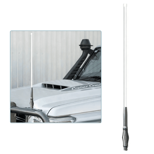 เสาอากาศรถยนต์แลนด์ครุยเซอร์ ขนาด 60 ซม. 107 ซม. 2.1dBI 6.6dBi แบบ Heavy Duty สำหรับรถขับเคลื่อน 4 ล้อ พร้อมสปริงบาร์เรลขนาด 5.5 มม. และสายเคเบิล RG58 ยาว 4 เมตร - Product Image 3