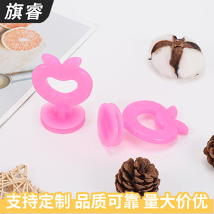 Pink Silicone Heart Cake Decor Reusable Valentine'S Day Dessert Ornament For Teens - Product Image 3