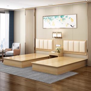 Ensemble complet <span class=keywords><strong>de</strong></span> meubles d'hôtel personnalisés pour chambre standard <span class=keywords><strong>avec</strong></span> <span class=keywords><strong>lit</strong></span> king-size Fournisseurs <span class=keywords><strong>de</strong></span> meubles d'hôtel en bois - Product Image 1
