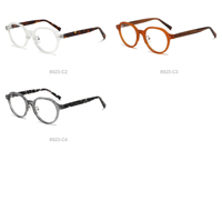 Lunettes de vue rondes en acétate TR90 de haute qualité, dernières tendances 2024 2025, anti-lumière bleue, pour hommes et femmes