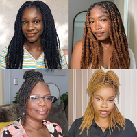 Cheveux humains Remy malaisiens Afro Kinky en vrac, double trame machine, pour tresses, torsades et dreadlocks, couleur naturelle, 50g, Chine