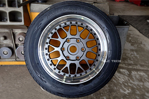 Jantes de voiture forgées sur mesure OEM 18-22 pouces 5x114.3 5x120 Jantes en aluminium 2 pièces à déport profond pour BMW <span class=keywords><strong>Benz</strong></span> Tesla Audi - Product Image 3