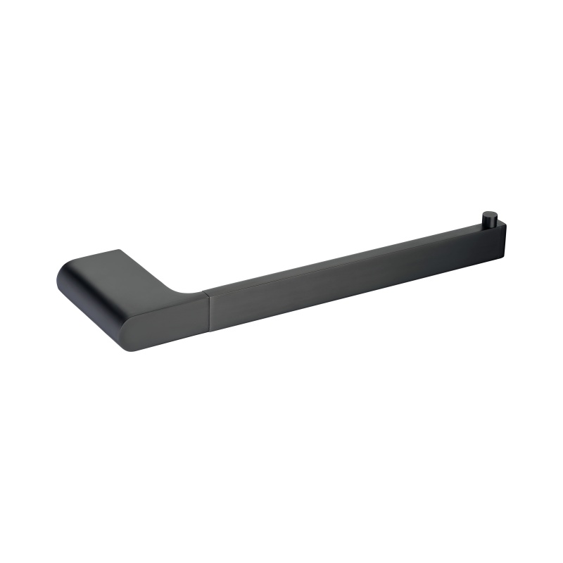 High Quality Bathroom Pendant Matte Black Wall Mounted Towel Ring Modern Shower Room Embedded Brass Single Towel Ring