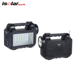 IS-2588S tragbares solar betriebenes Beleuchtungs system <span class=keywords><strong>ISolar</strong></span> Kit mit LED-Glühbirnen-Radio-Lautsprecher - Product Image 2