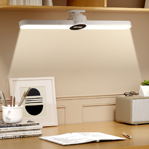 現代の時計LED充電式デスクランプ目の保護子供大学生寮の机読書壁掛け吸着 - Product Image 4