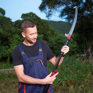 Extentool Chất lượng cao Nhà máy chuyên nghiệp dài xử lý nhôm cây pruner cực <span class=keywords><strong>Saw</strong></span> 5.4m Kính thiên văn cắt tỉa <span class=keywords><strong>Saw</strong></span> - Product Image 6