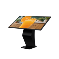 Kiosco de Señalización Digital Horizontal con Pantalla Táctil en Forma de K de 32, 43, 55 y 65 Pulgadas, Personalizado por DreamSource, para Exposiciones