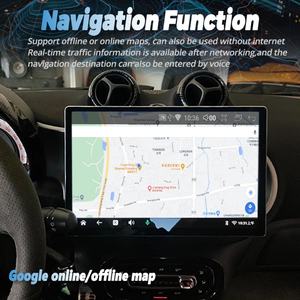 13inch Android 14 Carplay Auto Car Multimedia Player for Mercedes Benz Smart 453 Fortwo 2014-2020 Autoradio GPS Stereo 2din HU - Product Image 4