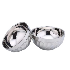 ชุดชามสแตนเลส 304 แบบหนา ลายดอกลิลลี่ สำหรับใช้ในครัวเรือน ใส่ซุป ข้าว และอาหารอื่นๆ - Product Image 4