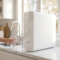 Filtro de Agua Inteligente para el Hogar con Ósmosis Inversa, Purificador de Agua de Gran Flujo, Larga Vida Útil del Filtro, Función de Autolimpieza