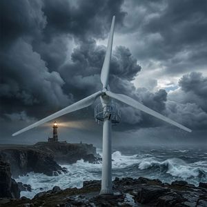 Éolienne <span class=keywords><strong>de</strong></span> 30 kW GWS-30000W 380V PMSG <span class=keywords><strong>de</strong></span> 12 m <span class=keywords><strong>de</strong></span> diamètre pour pompe à eau d'irrigation <span class=keywords><strong>agricole</strong></span> - Product Image 6