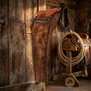 Premium Genuine Leather Full Chaps Durable & Comfortable Adjustable Fit Handmade <b>Equestrian</b> Horseback Riding Rodeo - Product Image 3