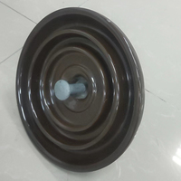 Isolateur de suspension en porcelaine à disque U120b à rotule de 16 mm, galvanisé à chaud, anti-corrosion