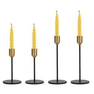 Fábrica barata Trading Twist latón antiguo Taper candelabro linternas y tarros de velas patrones libro casas titulares - Product Image 1