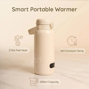 <span class=keywords><strong>Calentador</strong></span> <span class=keywords><strong>de</strong></span> Leche Portátil Recargable por USB Moomoobaby para Leche Materna, <span class=keywords><strong>Calentador</strong></span> <span class=keywords><strong>de</strong></span> <span class=keywords><strong>Biberones</strong></span> para Recién Nacidos con Calentamiento Rápido - Product Image 4