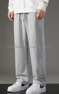 OEM POLIÉSTER ALGODÓN CVC ROPA DEPORTIVA AL AIRE LIBRE CÓMODOS PANTALONES HOMBRES SUELTOS PANTALONES TRANSPIRABLES PERSONALIZABLE BARATO - Product Image 3