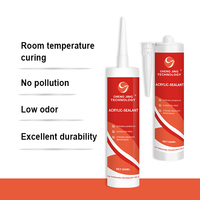 Scellant acrylique A100 blanc de 300 ml, adhésif longue durée, silicone acrylique neutre pour le bois