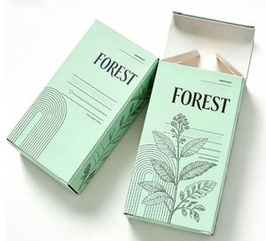 Caja de Papel Personalizada de Lujo para Crema Facial, Envase de Cartón Reciclado para Cosméticos, Caja de Embalaje para Maquillaje - Product Image 1