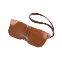 Étui à lunettes portable pliable avec sangle de cou, personnalisable avec logo, pour le rangement des lunettes de soleil - Vente chaude en gros