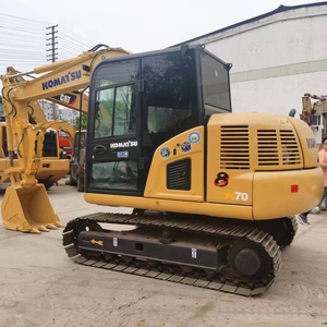 2018 Mini excavatrice Komatsu PC70-8 7 tonnes utilisée avec les composants de base de Doosan Engine Pump Motor Gear Box Bearing PLC - Product Image 1