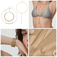 Chaîne de corps en Y avec strass en forme de cœur, incrustée de cristaux, longue chaîne de ventre, bijou de corps superposé pour bikini et plage, pour femme, cadeau d'été