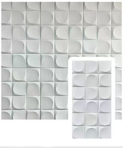 Onda placa PU impermeável ao ar livre placa fundo parede tridimensional placa de modelagem água ondulação - Product Image 1