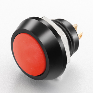 12mm Metal IP65 <b>Push</b> <b>Button</b> <b>Switch</b> Mini <b>Momentary</b> High Head White 2Pin Lock - Product Image 6
