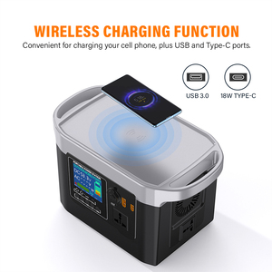 Estación de Energía Portátil JIANHAN de 100 Vatios y 248 Ah, Generador de Carga Inalámbrica con Energía Solar, Tomas de Corriente Alterna USB, Batería de Litio de Respaldo - Product Image 3