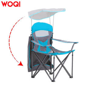 Silla de Playa Plegable Woqi, Tela Oxford, Capacidad de Carga de 150 kg, Color Azul Cielo, Diseño Moderno para Jardín, Parque, Viajes, Pesca - Product Image 5