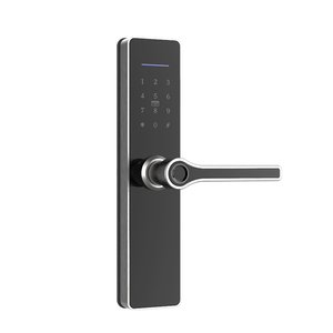 Serrure de porte intelligente à empreintes digitales alimentée par piles AAA, carte NFC, carte mémoire, porte en bois, connectivité Wi-Fi, candado inteligente, candado - Product Image 2