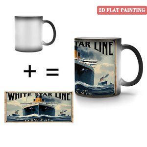 Frosted Black <b>Ceramic</b> Mug 11oz Heat Activated Daily Drinking <b>Cup</b> - Product Image 4