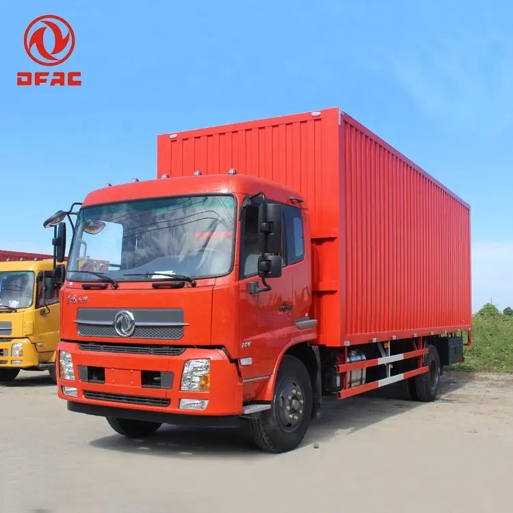 Dong Feng 6.2M 180pk Bestelwagen 6 Wielen 4X2 Bestelwagen 10-12Ton Belastende Logistieke Vrachtwagens