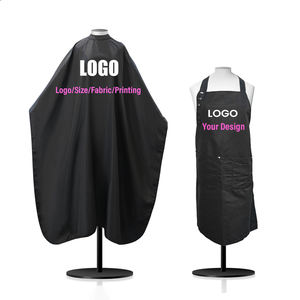 Cape de <span class=keywords><strong>coiffeur</strong></span> personnalisée à dos croisé, imperméable, portable, confortable, en polyester - Product Image 2