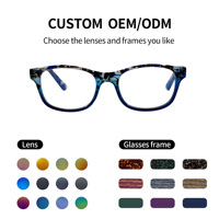 Montures de lunettes optiques pour hommes et jeunes, carrées, légères, avec verres en polycarbonate, monture complète, adaptées à toutes les formes de visage