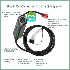 <span class=keywords><strong>Chargeur</strong></span> de <span class=keywords><strong>voiture</strong></span> électrique intelligent Bomern BYD APP 16A Schuko 32A Type 2 5m Portable EV <span class=keywords><strong>7</strong></span> <span class=keywords><strong>kW</strong></span> 220V BMMV - Product Image 4