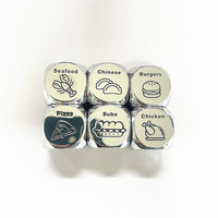 2025 tendance nouveauté cadeaux de noël métal personnalisé imprimé Logo dés à Six faces mdn dés 16MM 20MM 25MM taille