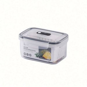 Contenedores Apilables para Refrigerador, Rectangulares, de Polipropileno Moldeado por Inyección, Organizador de Almacenamiento para Cocina, Juego de Recipientes para Frutas y Verduras con Tapas - Product Image 1
