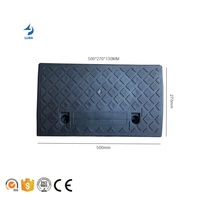 Rampe de trottoir en PVC pour fauteuil roulant, rampe de sécurité routière pour voiture, vente en gros, sur mesure, 500*270*130MM