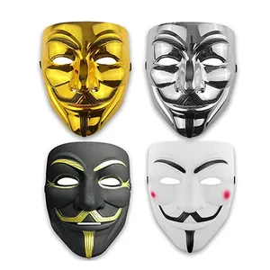 Личность V for Vendetta» хакер хэллоуин декоративная пластиковая маска для вечеринки на хэллоуин, косплей маска