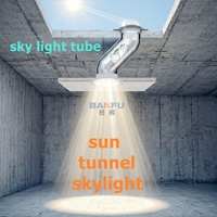 Tubo de Luz Solar Circular para Techo, Túnel Solar Residencial, Directo de Fábrica