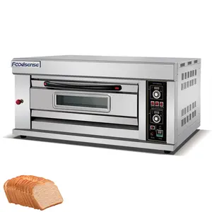Oven dek roti elektrik, jaminan jual beli ganda komersial/harga peralatan membuat kue/roti Prancis